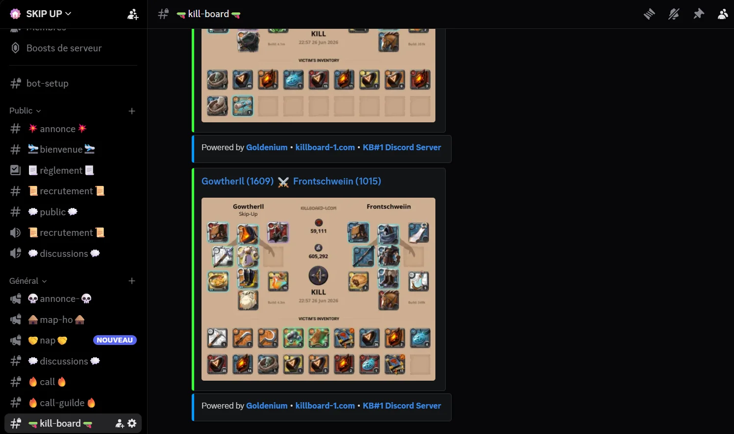 Bot killboard Skip Up
