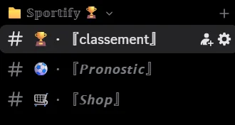 Aperçu général Sportify